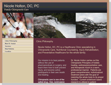 Tablet Screenshot of nicoleholtondc.com